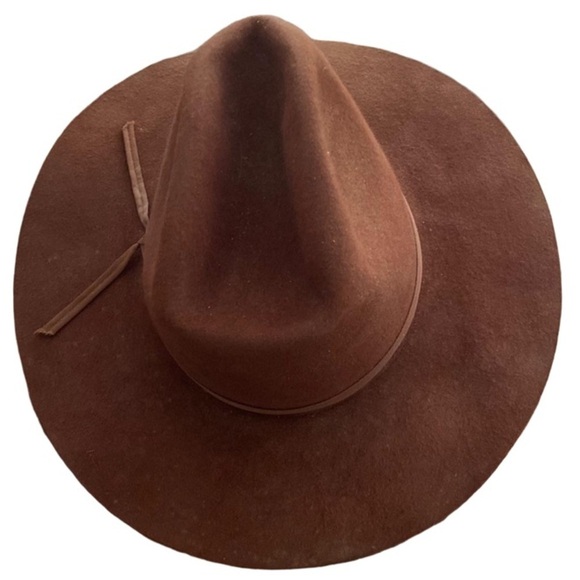 Men's Thoroughbred Brown Cowboy Hat Moleskin Finish